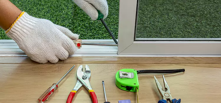Sliding Door Track Replacement in Montclair, VA